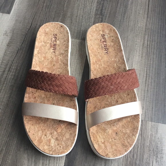 sperry slides womens